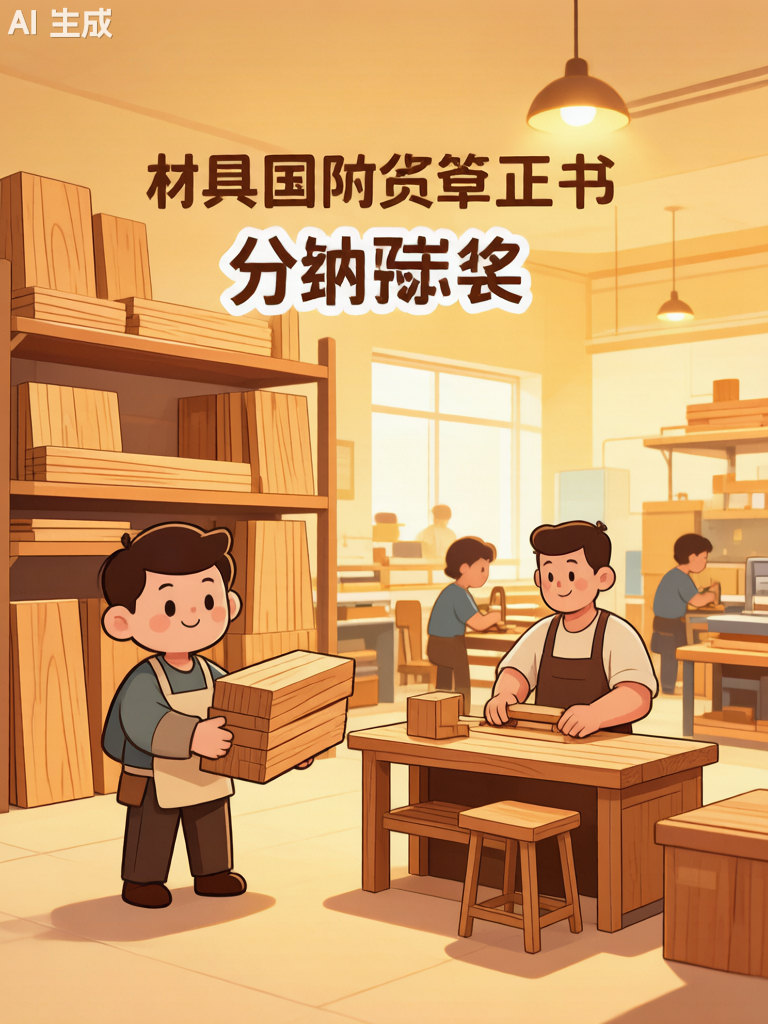 分销配送卡通插画